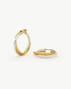Lucy Williams Entwine Large Hoop Earrings