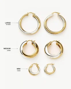 Lucy Williams Entwine Large Hoop Earrings