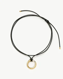 Lucy Williams Entwine Pendant Cord Necklace