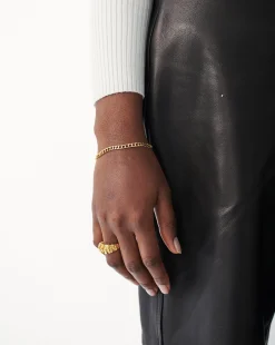 Lucy Williams Flat Curb Chain Bracelet