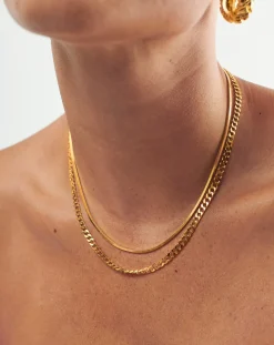 Lucy Williams Flat Curb Chain Necklace