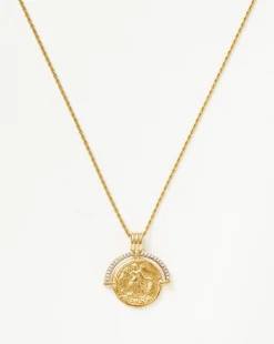 Lucy Williams Fortuna Arc Coin Necklace