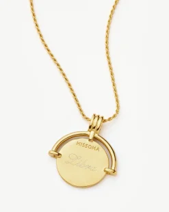 Lucy Williams Fortuna Arc Coin Necklace
