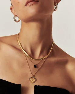 Lucy Williams Fortuna Arc Coin Necklace