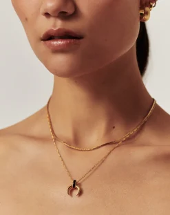 Lucy Williams Gemstone Horn Necklace