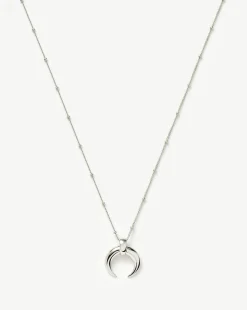 Lucy Williams Large Horn Pendant Necklace
