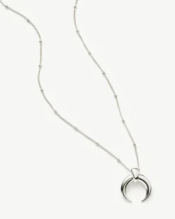 Lucy Williams Large Horn Pendant Necklace