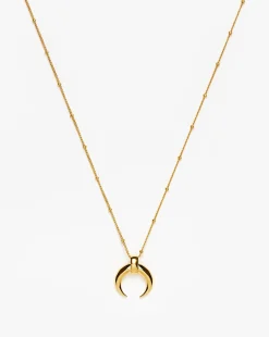 Lucy Williams Large Horn Pendant Necklace