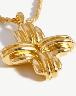 Lucy Williams Large Ridge Cross Necklace