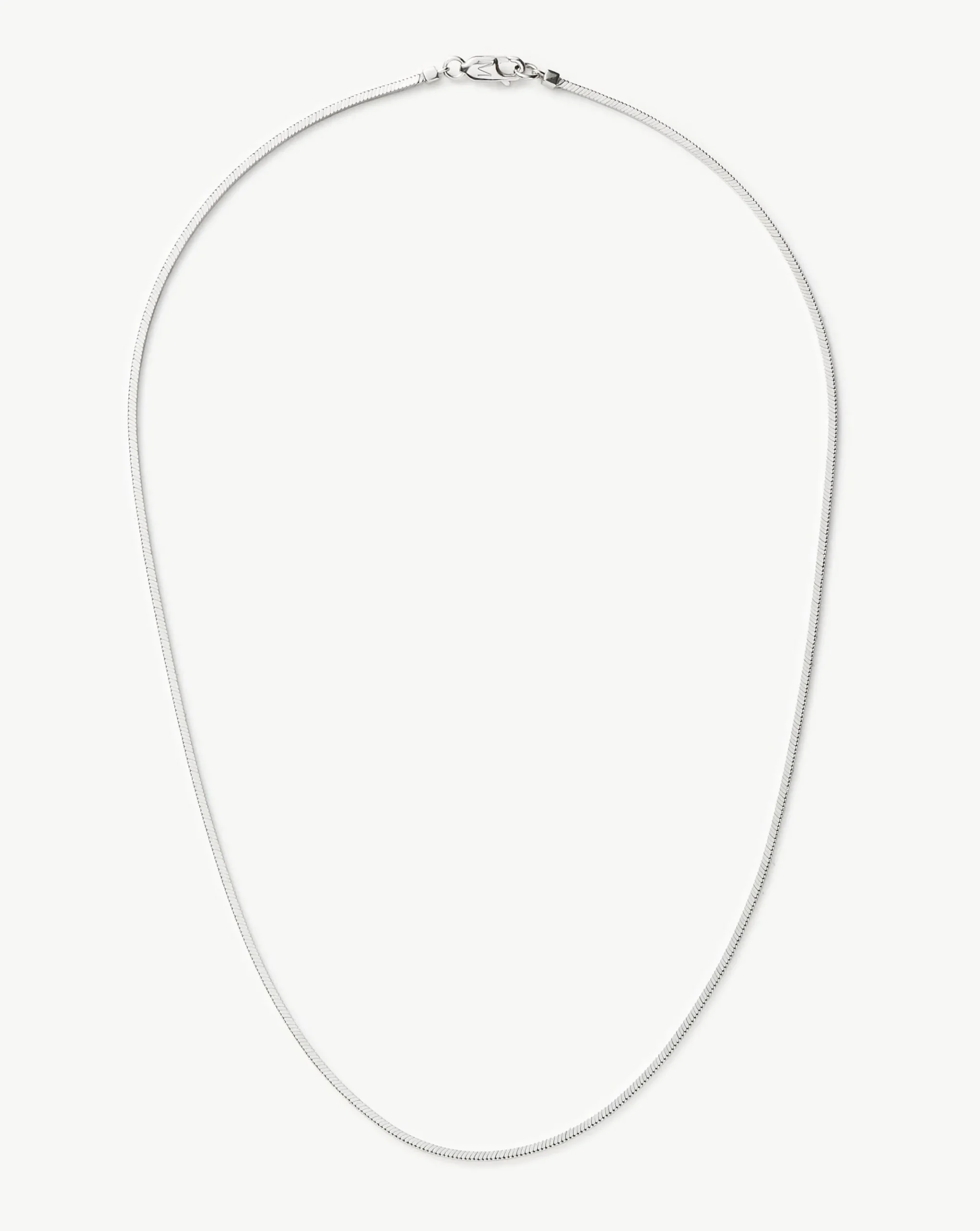Lucy Williams Medium Square Snake Chain Necklace
