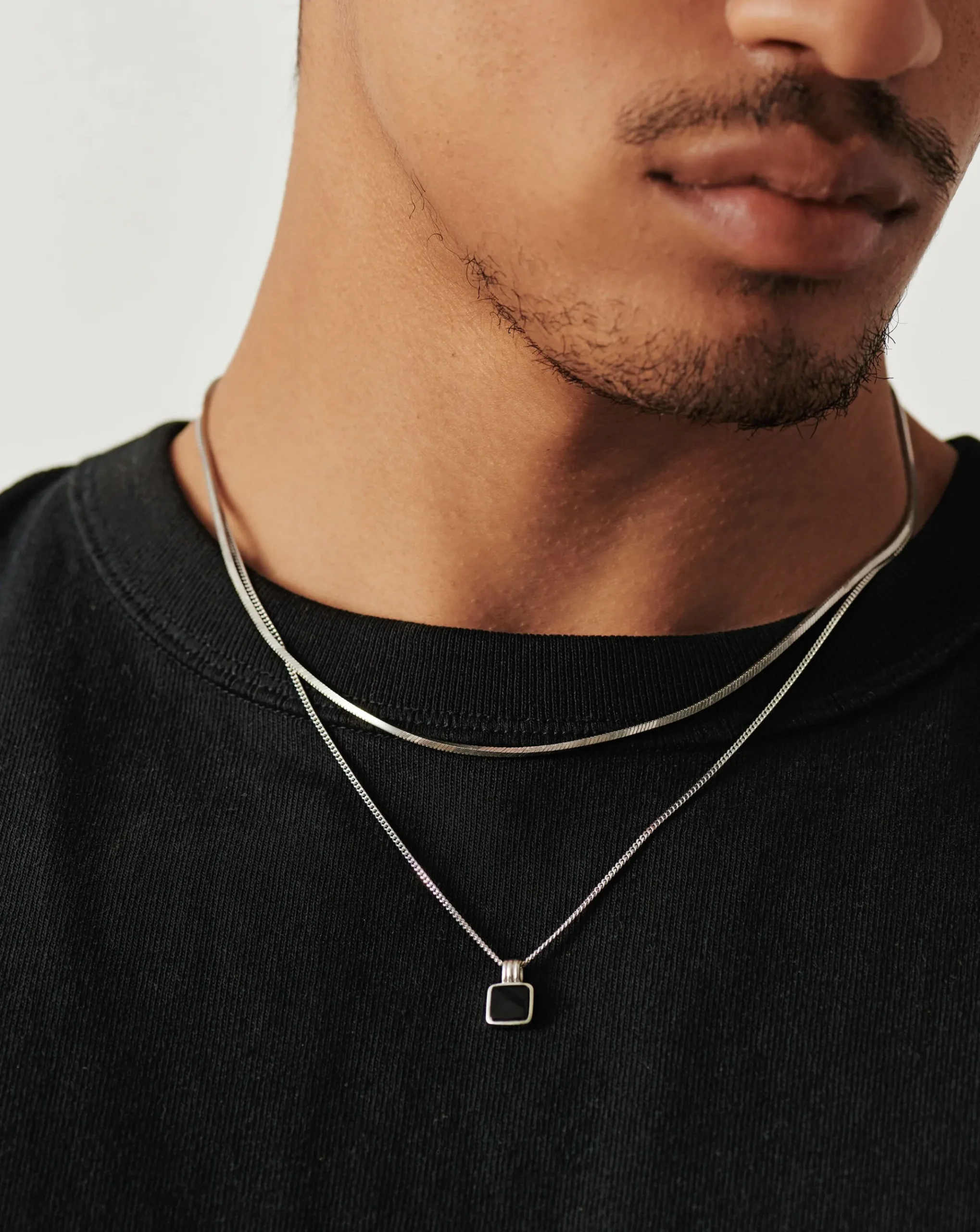 Lucy Williams Medium Square Snake Chain Necklace