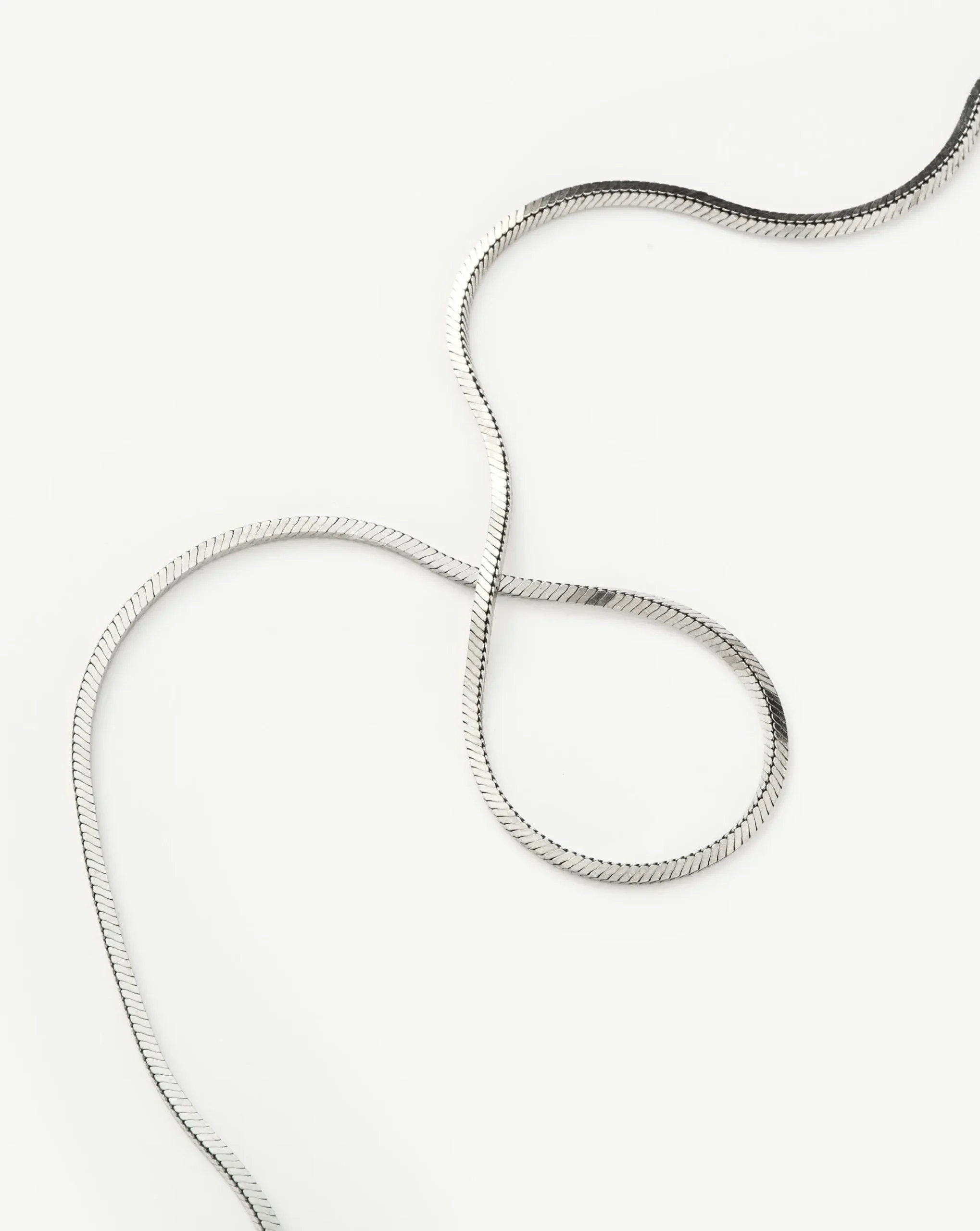 Lucy Williams Medium Square Snake Chain Necklace