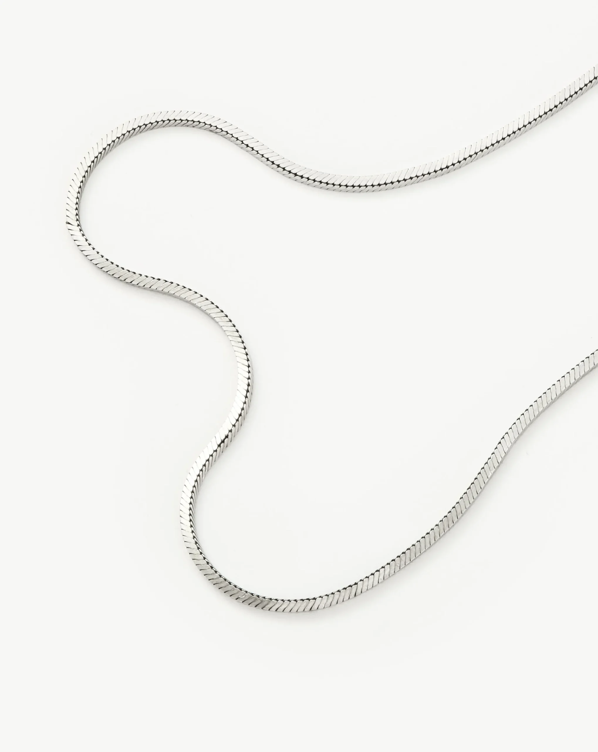 Lucy Williams Medium Square Snake Chain Necklace