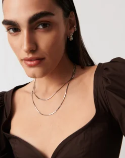 Lucy Williams Medium Square Snake Chain Necklace