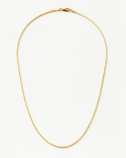 Lucy Williams Medium Square Snake Chain Necklace