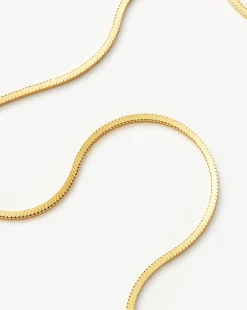 Lucy Williams Medium Square Snake Chain Necklace