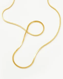 Lucy Williams Medium Square Snake Chain Necklace