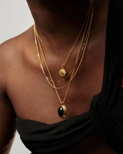 Lucy Williams Mini Beaded Coin Necklace