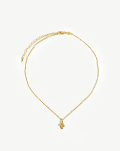 Lucy Williams Mini Ridge Cross Necklace