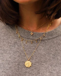 Lucy Williams Mini Ridge Cross Necklace