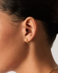 Lucy Williams Orb Mini Hoop Earrings