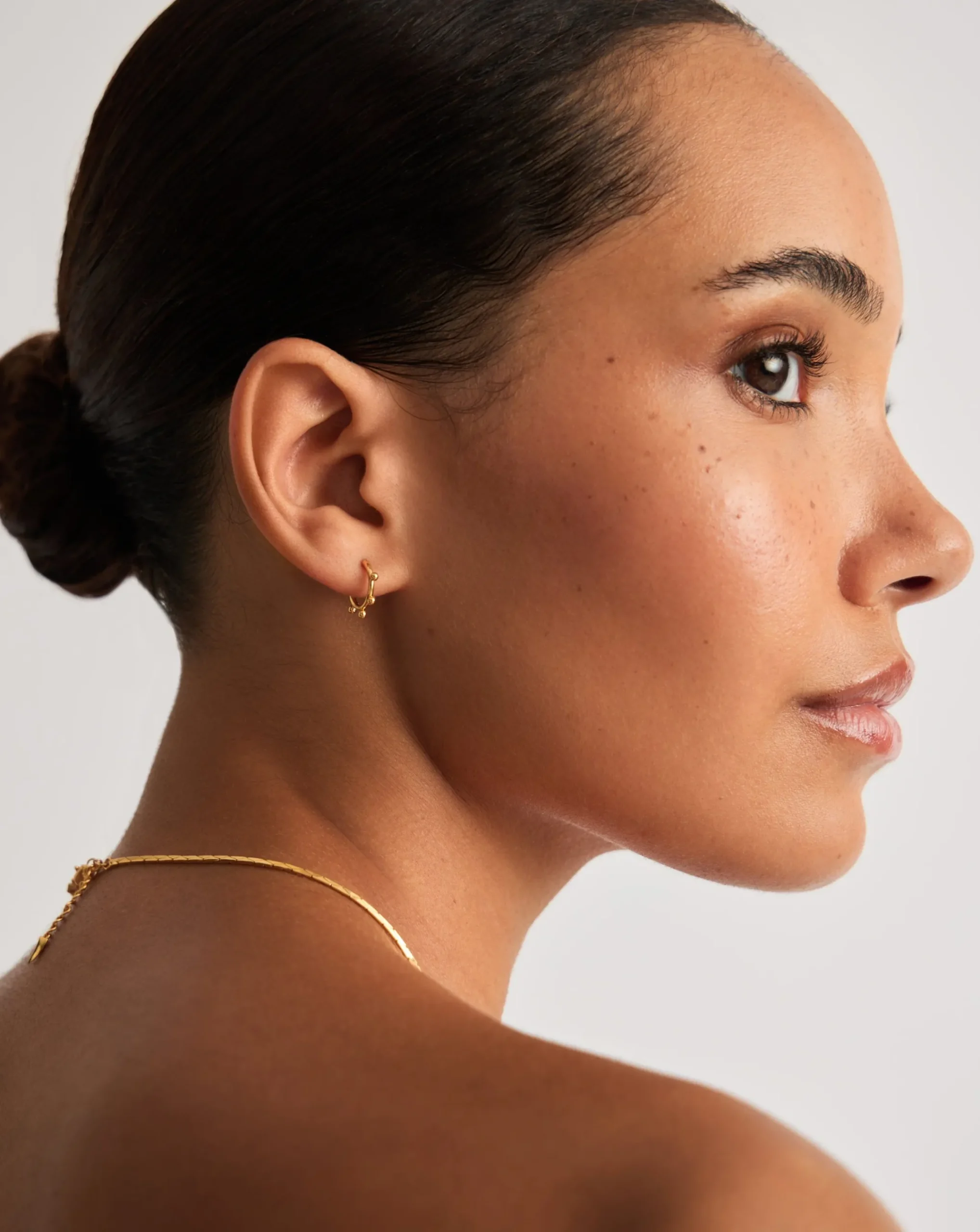 Lucy Williams Orb Mini Hoop Earrings