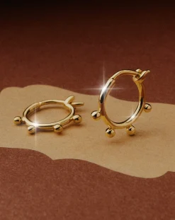 Lucy Williams Orb Mini Hoop Earrings
