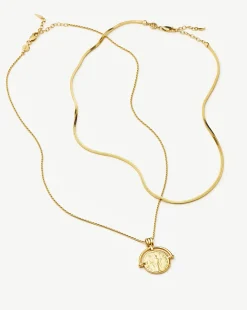 Lucy Williams Roman Arc & Snake Necklace Set