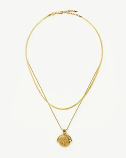 Lucy Williams Roman Arc & Snake Necklace Set