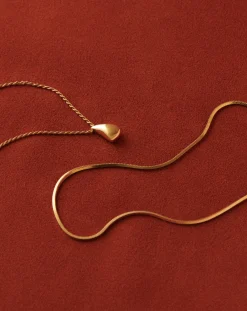 Lucy Williams Short Square Snake Chain Necklace