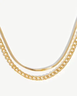 Lucy Williams Snake Chain Necklace Set