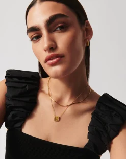 Lucy Williams Square Coin Necklace Set