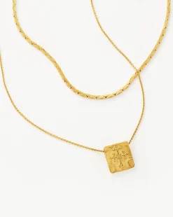 Lucy Williams Square Coin Necklace Set