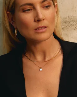 Lucy Williams Square Mother of Pearl Necklace