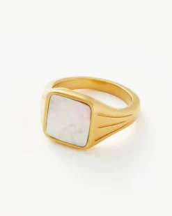 Lucy Williams Square Signet Ring