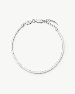 Lucy Williams Square Snake Chain Bracelet