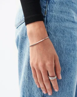 Lucy Williams Square Snake Chain Bracelet