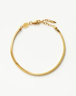 Lucy Williams Square Snake Chain Bracelet