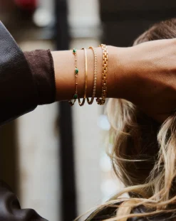 Lucy Williams Square Snake Chain Bracelet