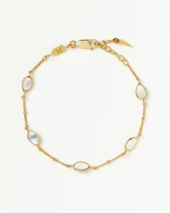 Magma Gemstone Charm Bracelet