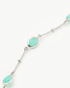 Magma Gemstone Charm Bracelet