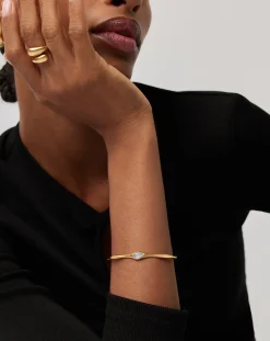 Magma Gemstone Cuff Bracelet