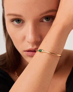 Magma Gemstone Cuff Bracelet