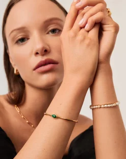 Magma Gemstone Cuff Bracelet