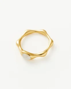 Magma Gemstone Stacking Ring