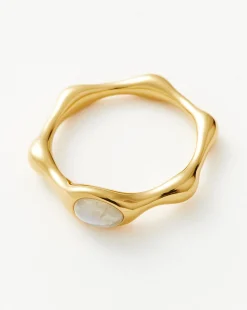 Magma Gemstone Stacking Ring
