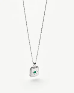 May Birthstone Pendant Necklace