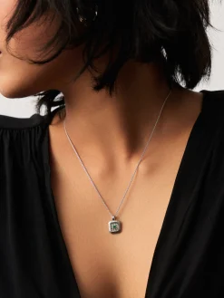 May Birthstone Pendant Necklace