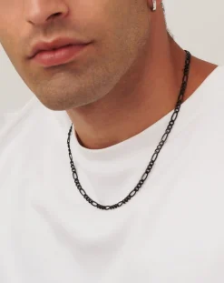 Mens Black Filia Chain Necklace