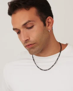 Mens Black Filia Chain Necklace
